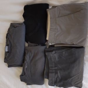Mens work pants & sweaters Banana Republic, Dockers Gap etc